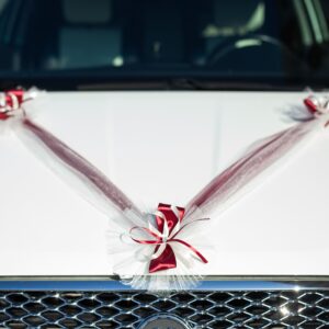 קישוט רכב עם טול